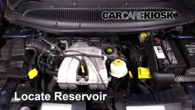 2001 Dodge Caravan SE 2.4L 4 Cyl. Liquide essuie-glace Ajouter du liquide